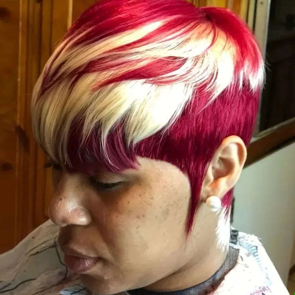 Real Human Hair Pixie Cut Wig for Black Women Short Wigs for Black Women - Picture 3 of 3